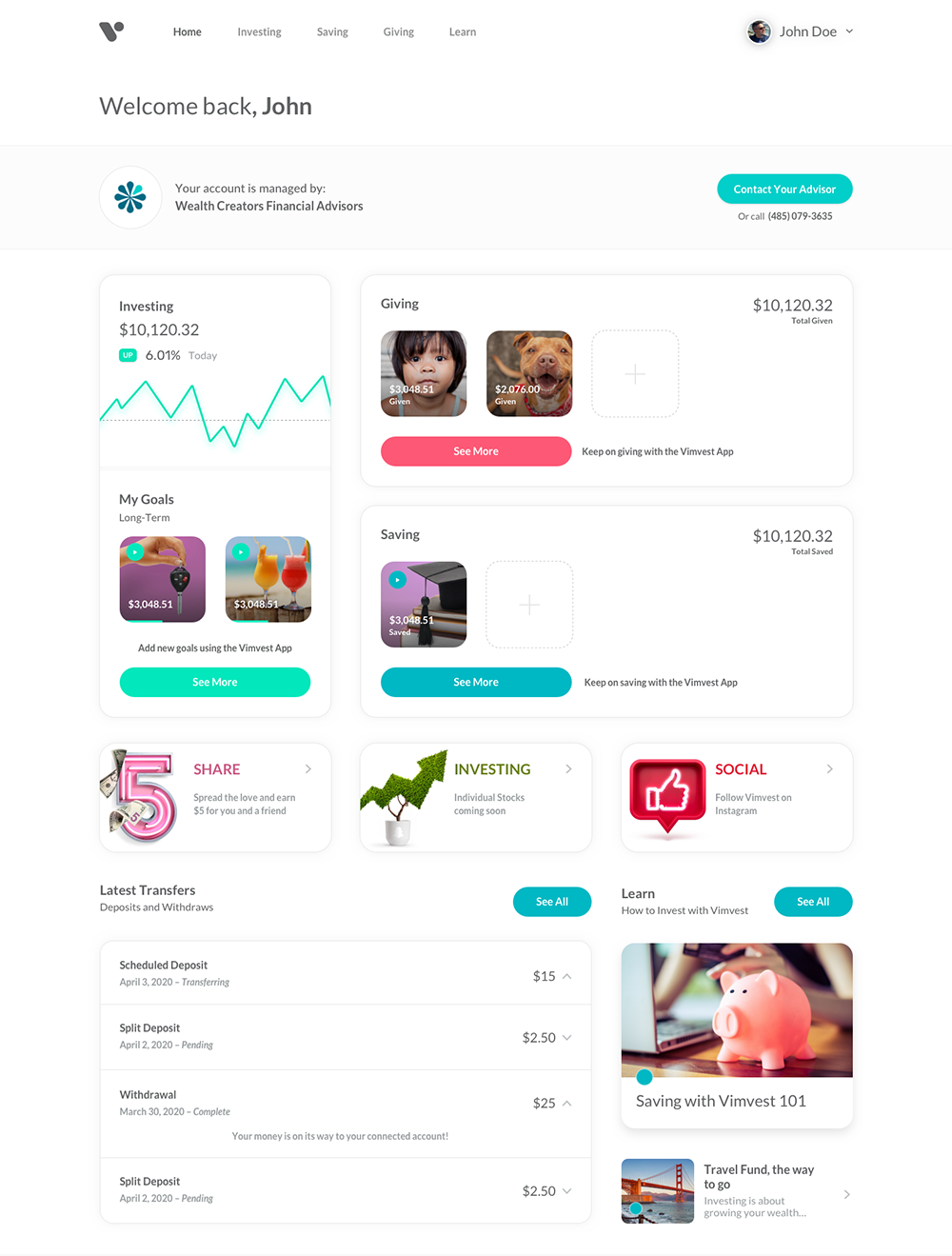 Previous Monorail product interface